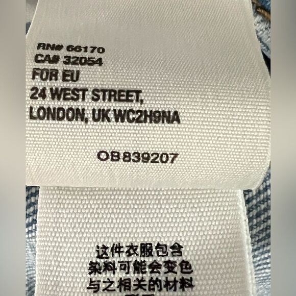 Free People High Rise Vintage Straight Jeans Size 30 - Picture 5 of 10